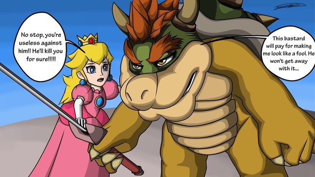 princess peach hentai bowser princess peach bowser koopa stop madstarr ziz