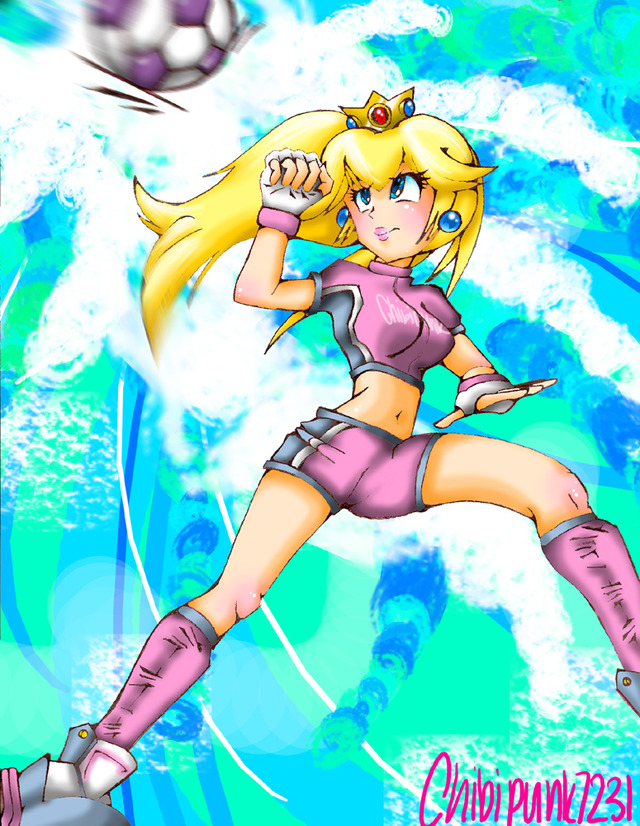 princess peach hentai bowser princess digital peach morelikethis fanart face painting chibipunk