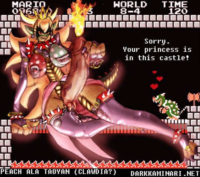 princess peach hentai bowser adult princess peach nintendo mario super bowser bros yan tao darkkaminari