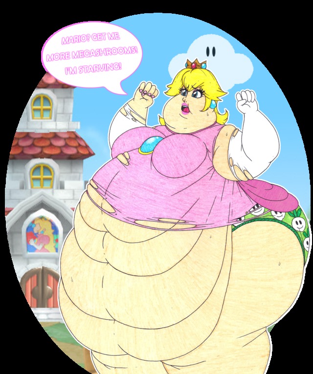 princess peach hentai bowser art princess peach megashroom outburst idara oind