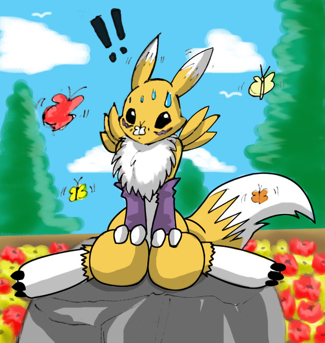 renamon porn art renamon chibi reikosan garden