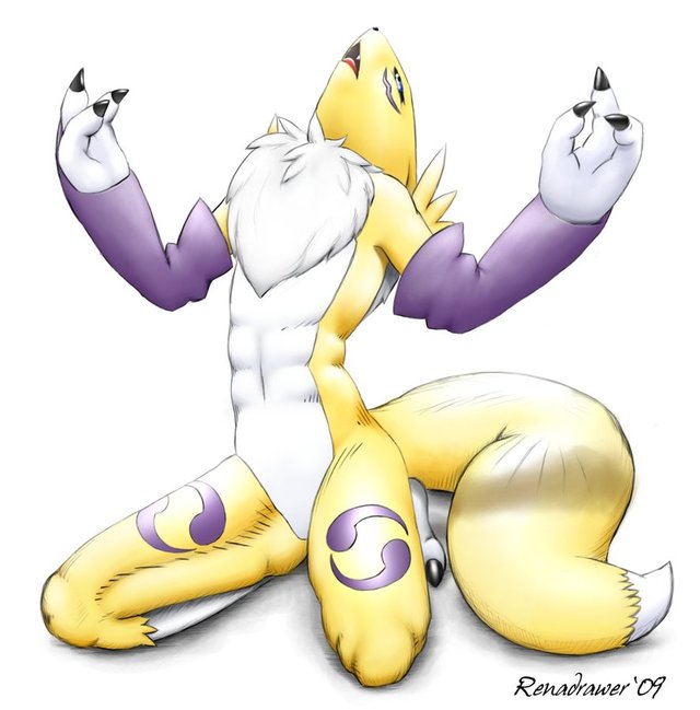 renamon porn art pre renamon colored scream renadrawer