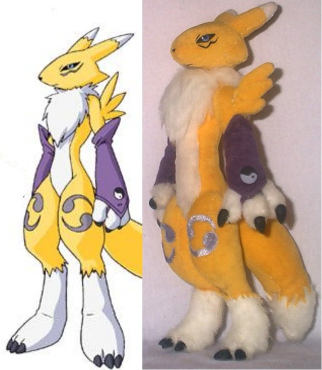 renamon porn art pic side digimon renamon plush yutakayumi