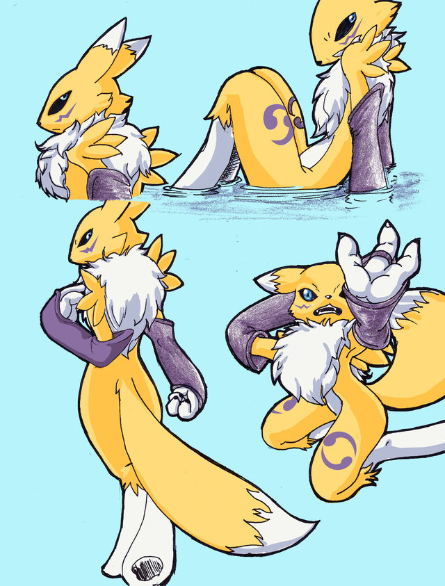 renamon porn art gatomon renamon gurudj pxiu