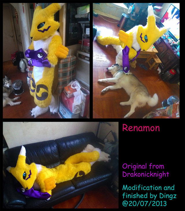 renamon porn art pre renamon fursuit finish finished dingz