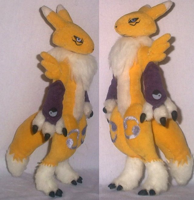 renamon porn art side digimon renamon plush yutakayumi