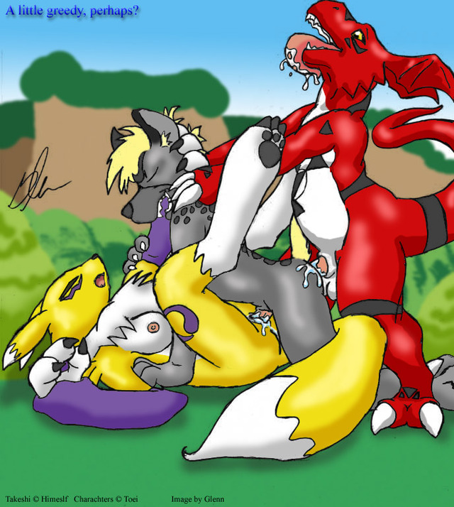 renamon porn digimon renamon glenn guilmon addf ccdd