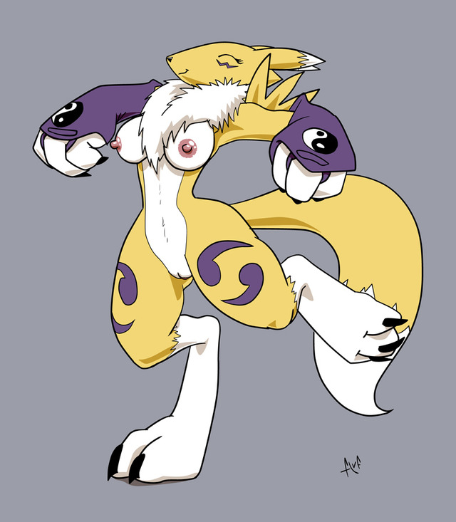 renamon porn digimon renamon caca fluf