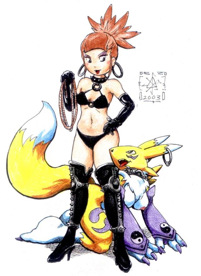 renamon porn digimon renamon rika xwrv sawblade