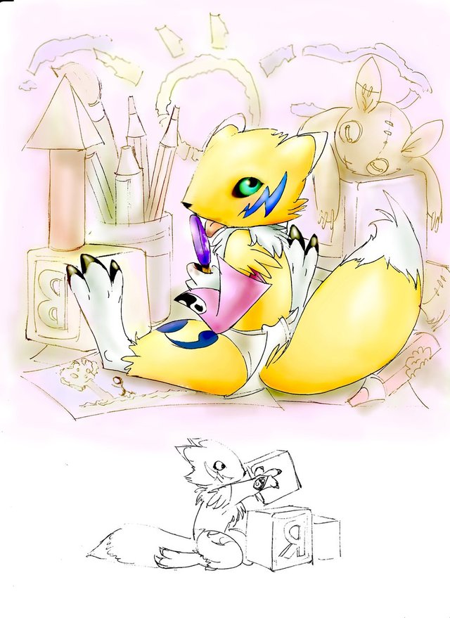 renamon porn art renamon times carefree zummeng ecq