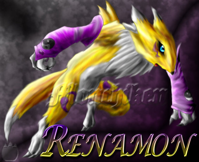 renamon porn art pre renamon color colored transform monchiken