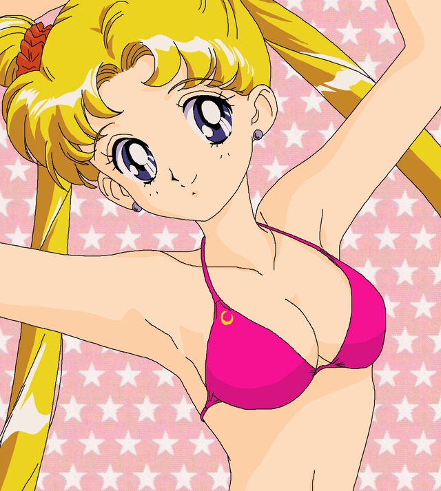 sailor moon porn hot data sailor moon bikini cleavage