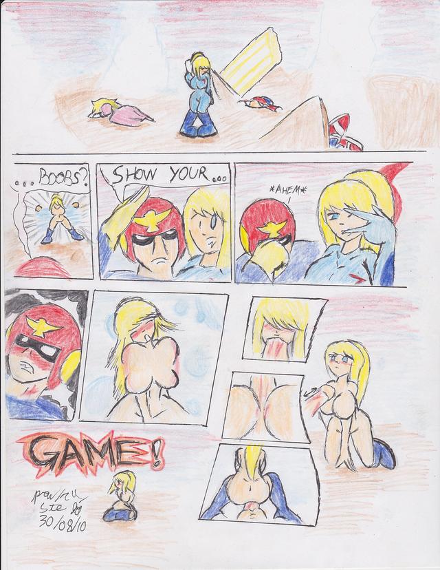 samus aran porn comic falcon crossover samus captain aran metroid zero streled