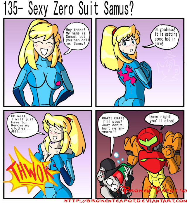 samus aran porn sexy art samus zero suit brokenteapot