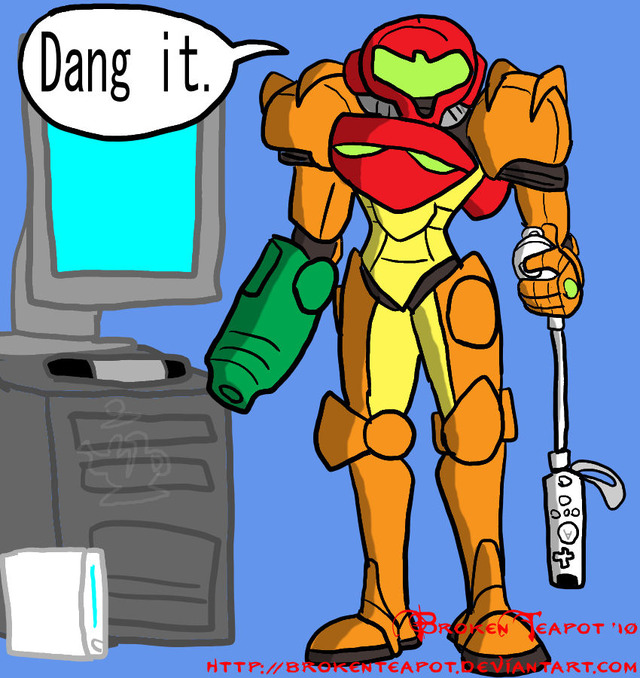 samus aran porn show samus team aran wii brokenteapot troubles fuckballs