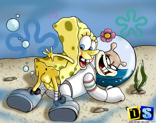 sandy cheeks porn spongebob sandy spbob cheeks fucks