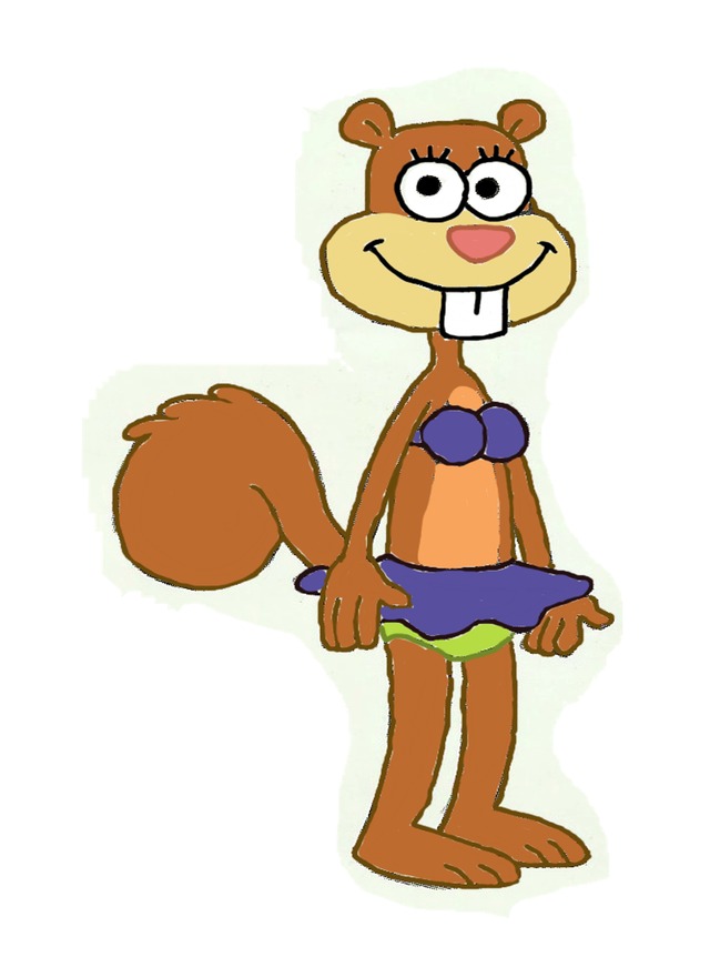 sandy cheeks porn from spongebob sandy likes protagonist scanned