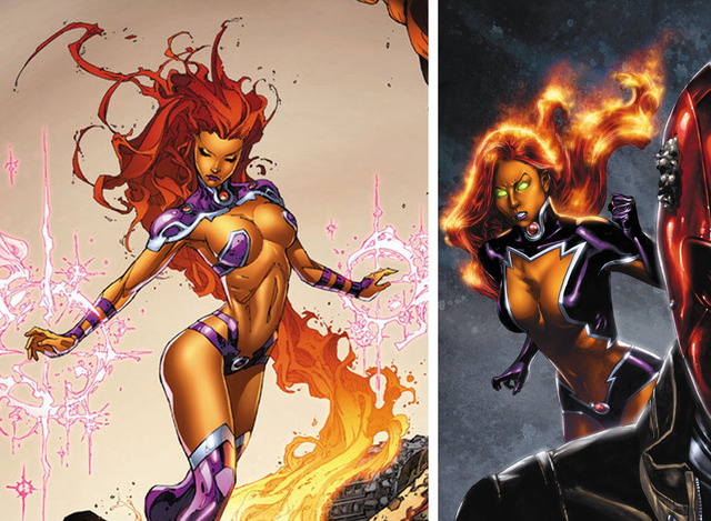 sexy drawings of a famous super heroine hot porn that page comment head starfire designs need superheroine stupid redesign existing stat