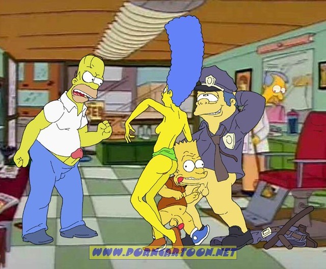 simpcest simpsons marge simpson homer bart ace chief wiggum fcdd