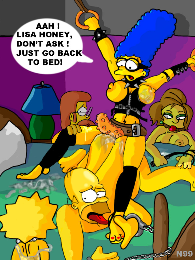 simpcest simpsons marge simpson homer lisa necron flanders ned edna krabappel fbfca