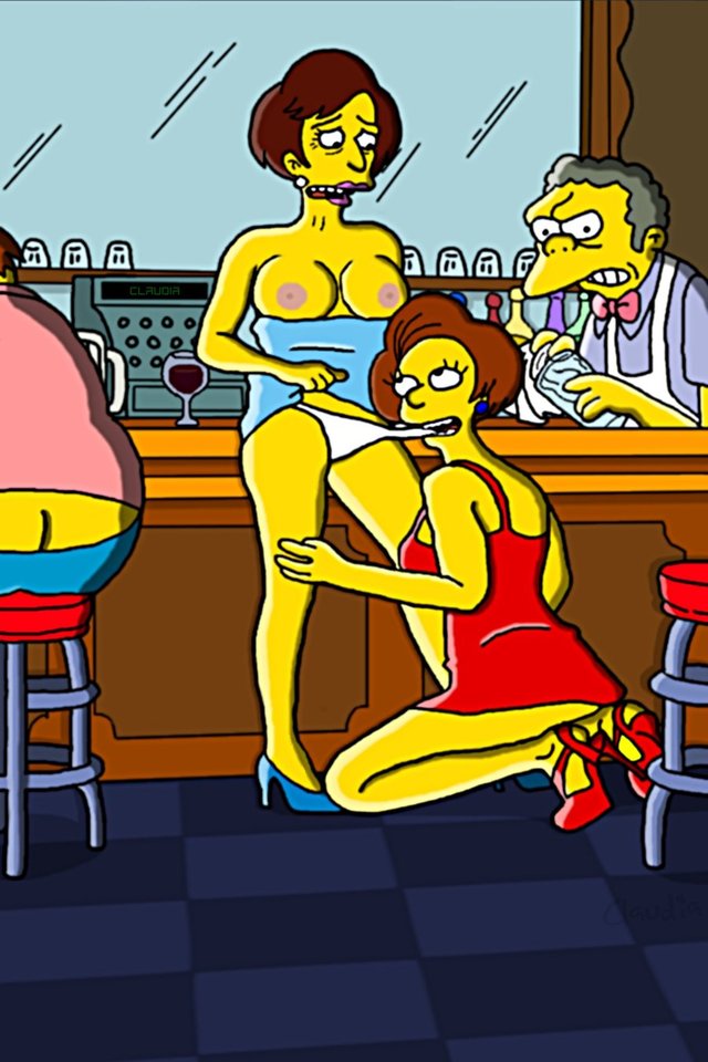 simpson hentai hentai simpsons drawn edna krabappel barney moe harm constance gumble szyslak