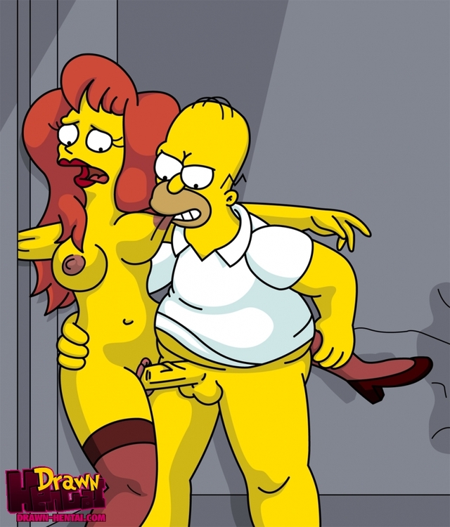 simpson hentai hentai simpsons simpson drawn homer mindy simmons bdd adf acb