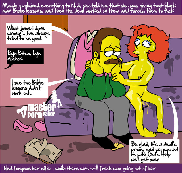 simpson porn porn simpsons media marge simpson original master faker maude flanders ned