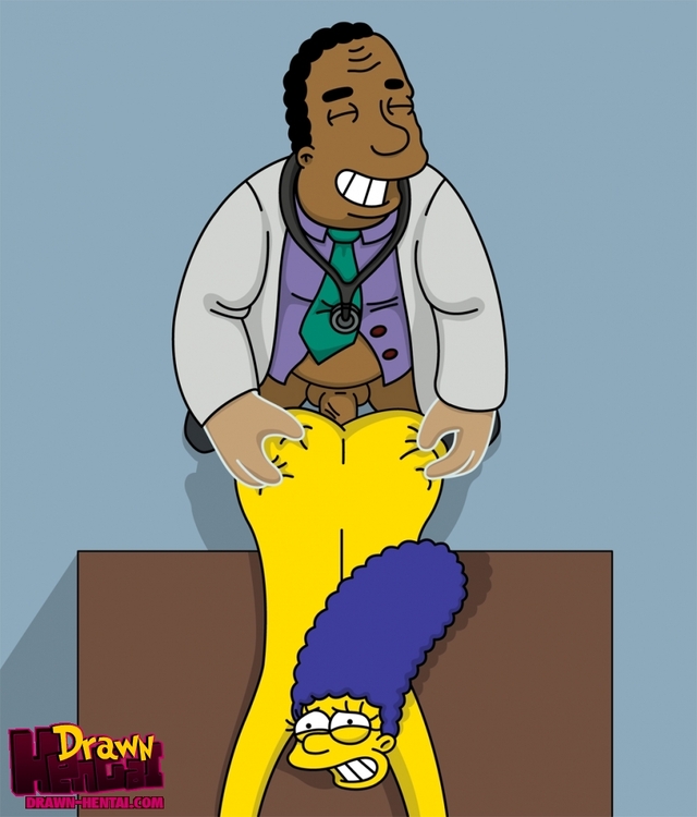 simpsons hentai hentai simpsons marge simpson drawn edb julius hibbert bddf