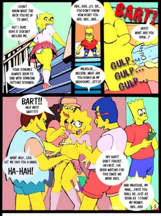 simpsons hentai hentai simpsons comics bart businessman