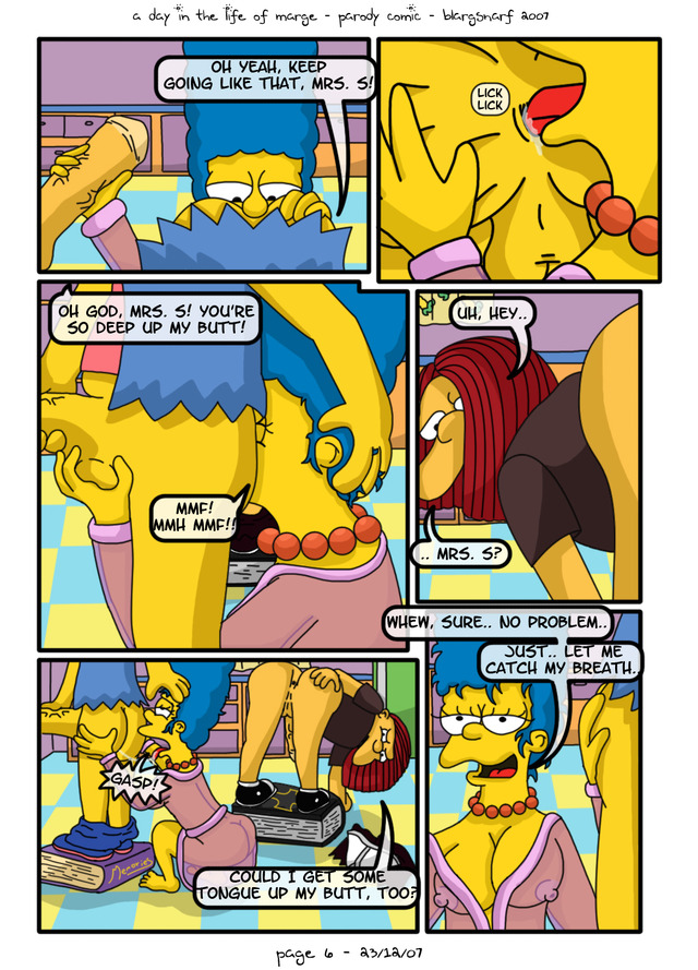 simpsons hentai hentai simpsons comics life ass marge simpson day marges