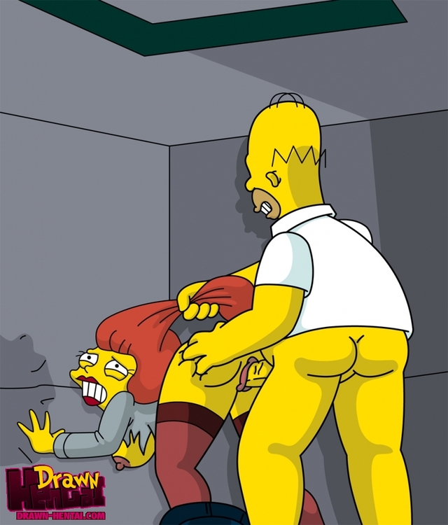 simpsons hentai hentai simpsons simpson drawn homer mindy simmons faea