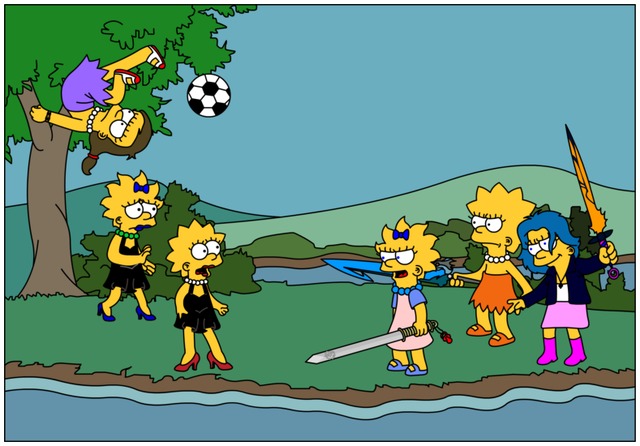 simpsons hentai simpsons twins fantasy gazmanafc