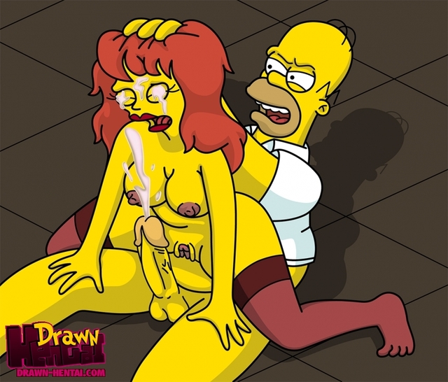 simpsons hentai hentai simpsons simpson drawn homer mindy simmons bdb aaf bdac