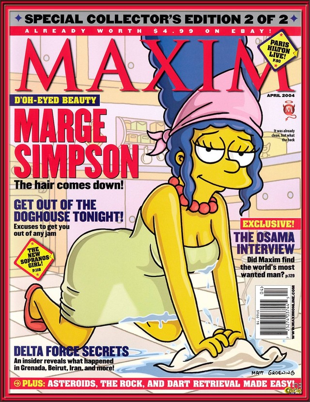 simpsons porn comic simpsons all marge simpson cover channel maxim woo could way hoo