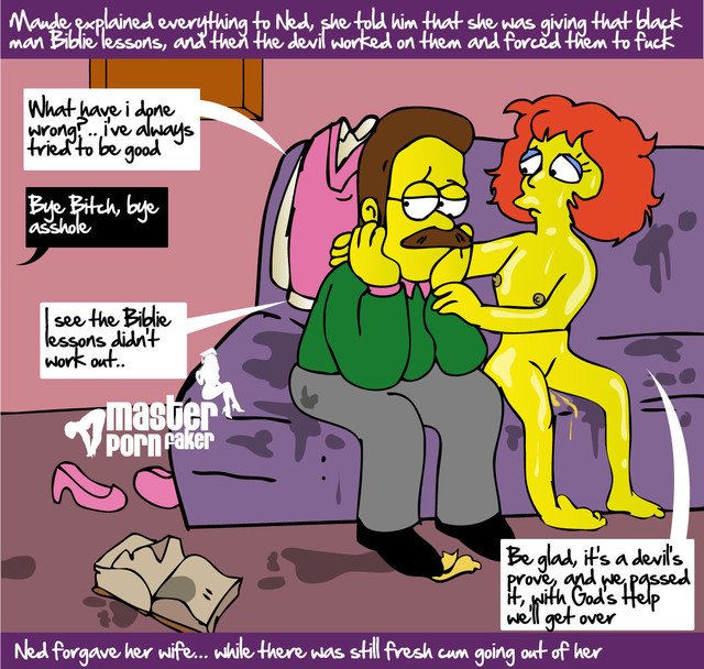simpsons porn porn simpsons ffb entry master faker maude flanders ned