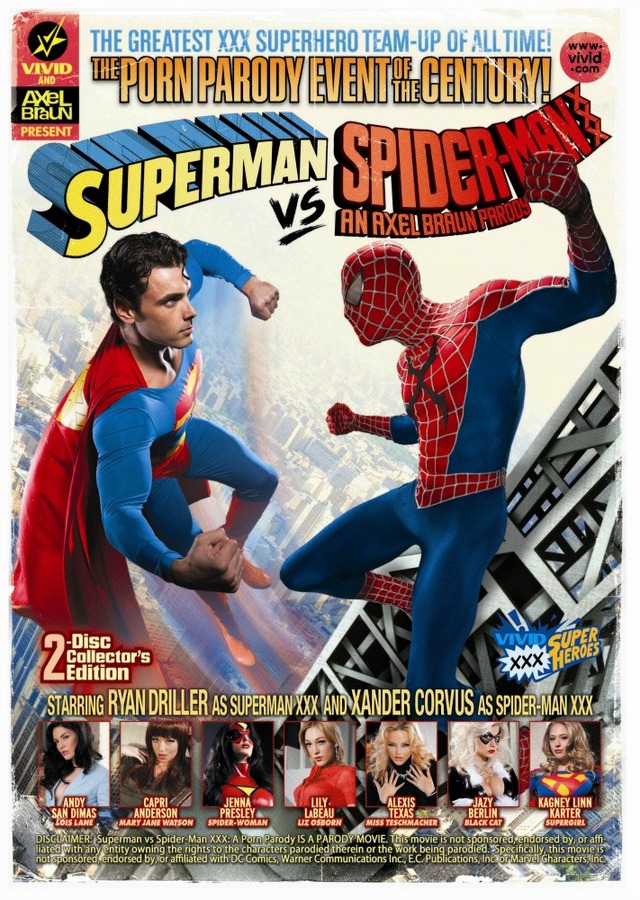 spiderman porn porn parody xxx superman spider man holiday guide gift dvd culture racket