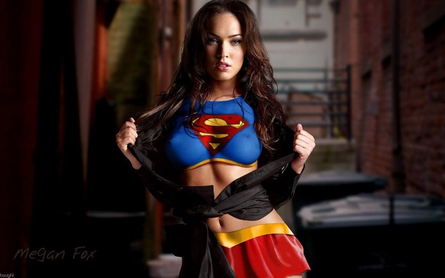 supergirl porn girl megan super fox