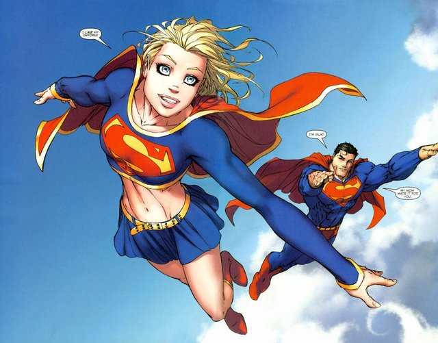 superman and supergirl fucking superman supergirl clouds