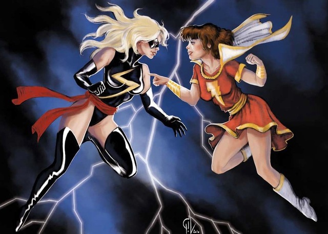 superman and supergirl fucking msmarvel marymarvel gilgui