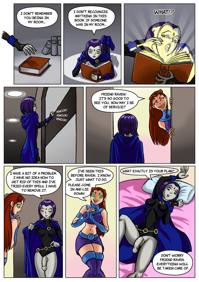 teen titans porn comic teen galleries titans raven futanari futa ddc