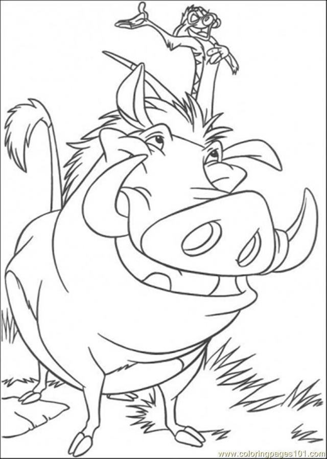 the lion king porn page lion king pages coloring pumbaa timon waterfall helionking coloringpage jfweh