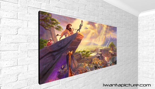 the lion king porn disney art lion king shops inspired canvas thomas classics ekmps kinkade alexainge