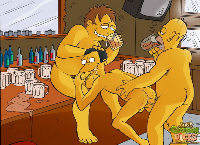 the simpsons perversion porn porno simpsons gay cartoon having fun characters actions