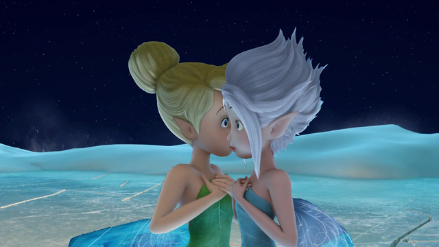 tinkerbell hentai morelikethis tinker bell periwinkle lesbianas lengua beso voz