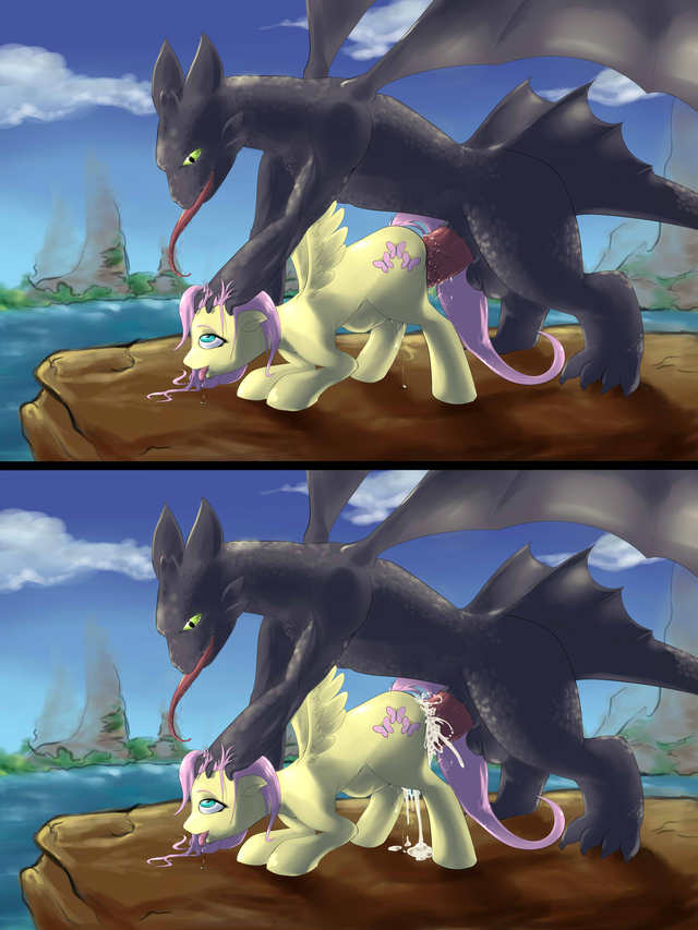 toothless dragon porn dragon magic crossover cbf little how train toothless friendship pony fluttershy cbac fluffins