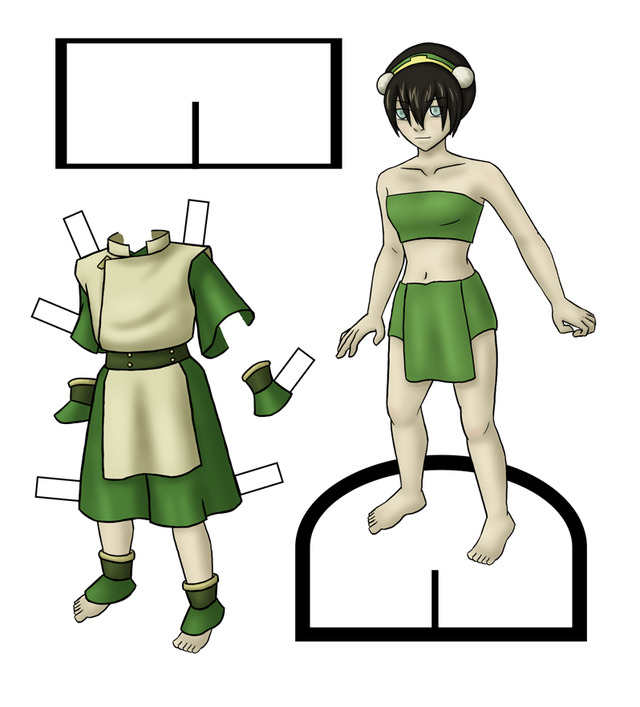 toph porn star movie toph paper doll dolls lilfirebender