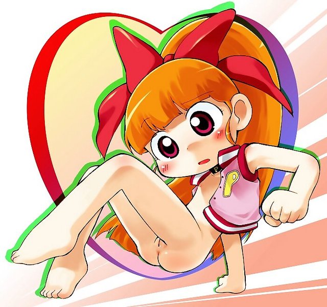 topless powerpuff girls blossom barefoot bottomless akatsutsumi momoko