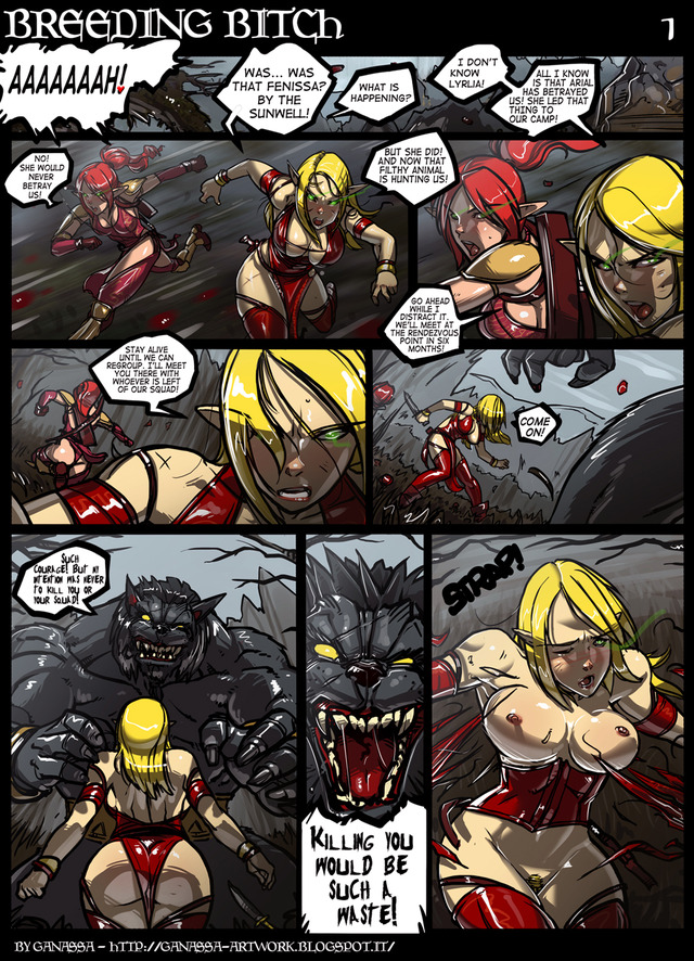 world of warcraft porn media comic original world warcraft blood elf worgen ganassa