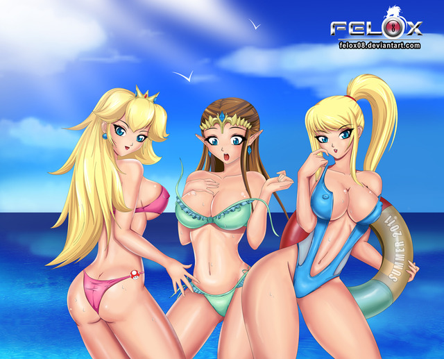 zelda hentai hentai peach zelda samus felox