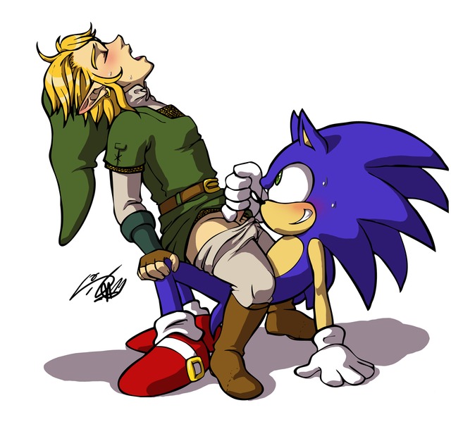 zelda porn sonic hedgehog crossover link zelda legend team fca rockgaara